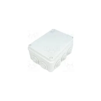 Elektroinstalační krabice Kryt propojovací krabice X 120mm Y 162mm Z 73mm na omítku