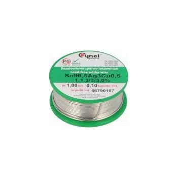 Páječka Pájecí drát Sn96,5Ag3Cu0,5 1mm 100g bezolovnaté Balení cívka