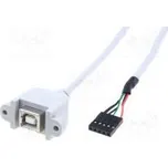 Adaptér USB 2.0 USB B zásuvka, kolíkový konektor 5pin 1,5m