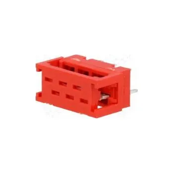 Elektrický konektor Micro-MaTch redukce PIN 6 IDC,THT na PCB,na plochý kabel
