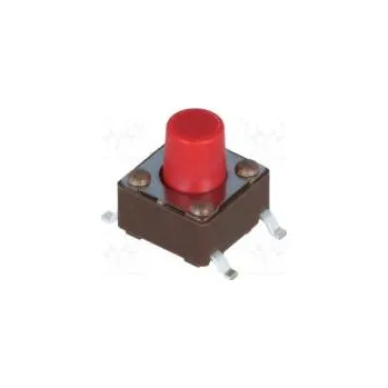 vypínač Mikrospínač TACT SPST-NO Polohy 2 0,05A/12VDC SMT není 2,6N
