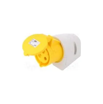 Konektor napájecí AC zásuvka zásuvka 32A 110VAC IP44 PIN 3