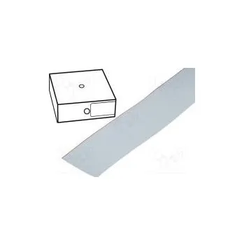 Elektroinstalační materiál Vodič plochý kabel 1,27mm licna Cu 40x28AWG PVC šedá 30,5m