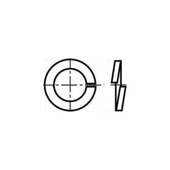 podložka Podložka pérová M12 D=18mm h=2,5mm nerezavějící ocel A2