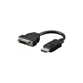 Video kabel Adapter DisplayPort plug,DVI-D (24+1) socket 0.2m black