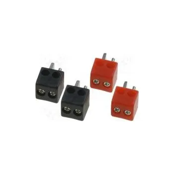 Audio kabel Konektor reproduktorový 2,5mm2 zlacený zástrčka vidlice