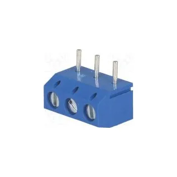 Elektronická součástka Svorkovnice do plošného spoje přímý 5mm póly 3 na PCB 2,5mm2