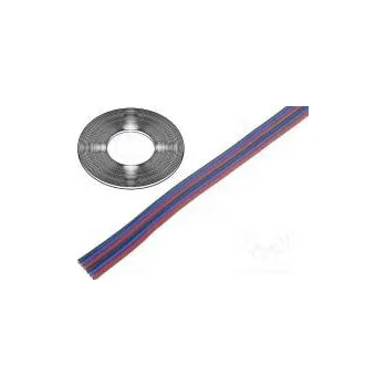 elektrický kabel Vodič plochý kabel licna Cu 6x0,124mm2 PVC 150V 50m