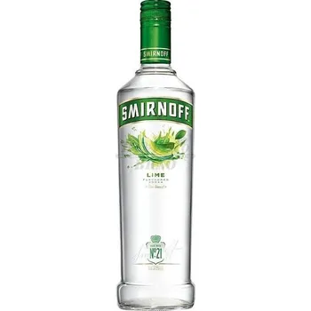 Vodka Smirnoff Lime 37,5% 1 l (holá láhev)