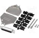 D-Sub PIN 25 zástrčka zásuvka pájení na kabel černá