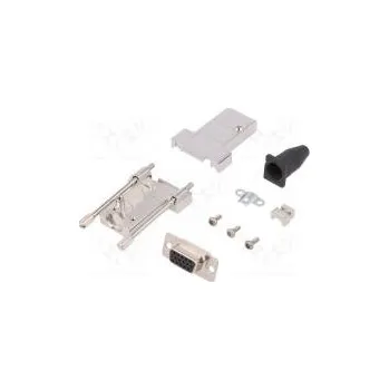 Elektrická zásuvka D-Sub PIN 15 zástrčka zásuvka stíněný,lisované kontakty