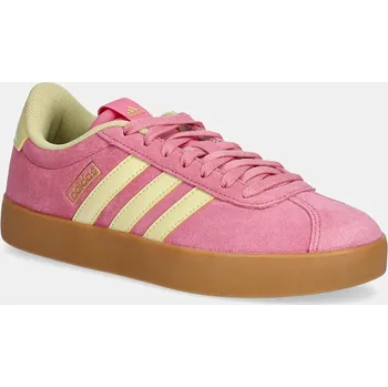 Dámská obuv Semišové tenisky adidas Vl Court 3.0 JR8647 růžová 30X, EUR 36 2/3