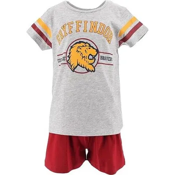 Chlapecké pyžamo SunCity Pyžamo dětské Nebelvír (šedé), Harry Potter Velikost: 6 let (116)
