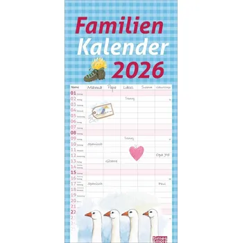 times&more Schaffner Familienplaner 2026 - Schaffner, Maren