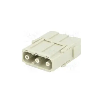 Síťový konektor Konektor HAN modul vidlice Han Modular 40A PIN 3 40A 690V