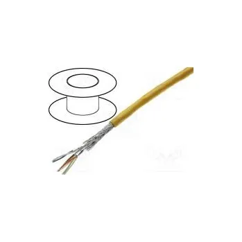 Síťový kabel Vodič S/FTP průmyslový Ethernet 6a lanko Cu 4x2x26AWG PVC