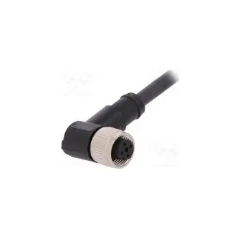 Připojovací kabel M12 PIN 4 úhlový 2m zástrčka 250VAC 4A