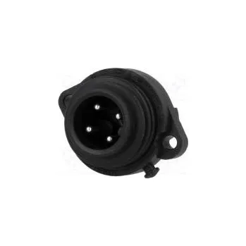 Elektrická zásuvka Konektor kulatý zásuvka PIN 4 vidlice šroubová svorka 400V