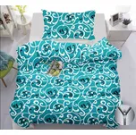 2dílné povlečení Ornament tyrkysová
