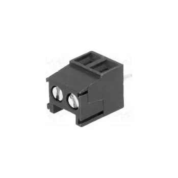 Elektrický konektor Svorkovnice do plošného spoje úhlové 90° 3,5mm póly 2 na PCB