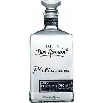 Tequila Don Ramón Platinium Anejo Cristalino 35% 0.7l ( holá láhev)