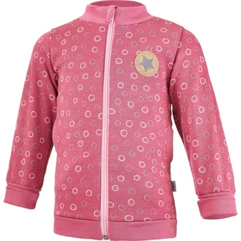 Mikina hřejivá rozepínací - růžová - Velikost 98