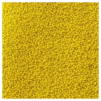 Přisada na vaření a pečení Cukrové perličky 2mm žluté 1kg - I LOVE CAKES