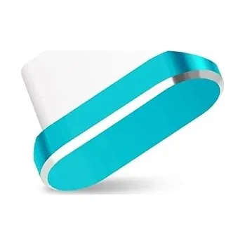 Záslepka aluminium pro konektor USB Typ C, barva green