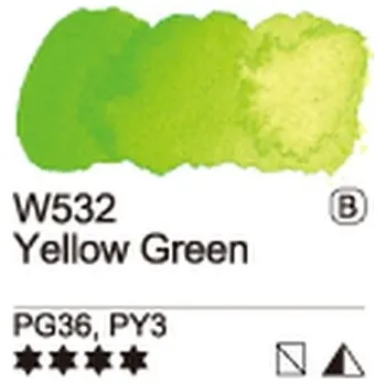 Speciální výtvarná barva Akvarelová barva Mijello 15ml – 532 Yellow Green