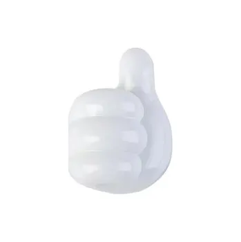 Držák (Organizér pro datový kabel) palec, barva bílá