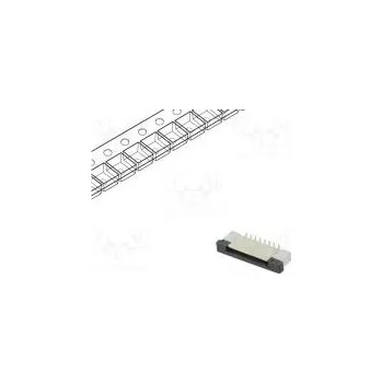 Elektrický konektor Connector FFC/FPC vertical PIN 16 ZIF SMT 500mA tinned 30mΩ