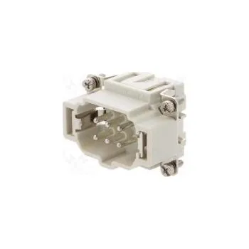 Elektrický konektor Konektor HDC kontaktní vložka vidlice S-EP PIN 6 6+PE 16A