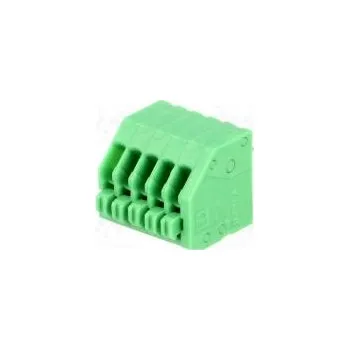 Svorkovnice do plošného spoje úhlové 45° 2,5mm póly 5 na PCB