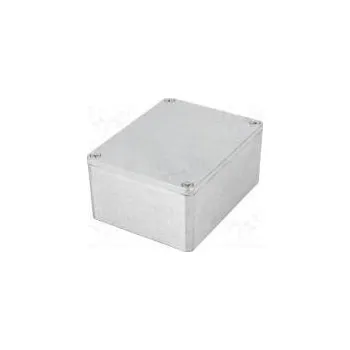 Elektrická zásuvka Kryt univerzální X 90mm Y 115mm Z 55mm hliník přírodní IP67