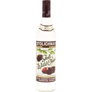 Vodka Stolichnaya Wild Cherry 37,5% 0,7 l (holá láhev)