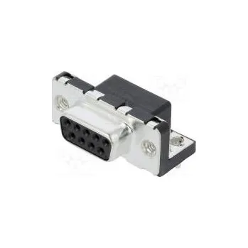 Elektrická zásuvka D-Sub PIN 9 zásuvka LD zásuvka Zajištění šroubky úhlové 90°