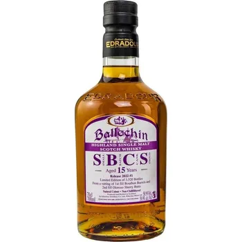 Whisky Ballechin 15y SBCS Release 2022 Bourbon & Oloroso 58,9% 0,7 l (tuba)
