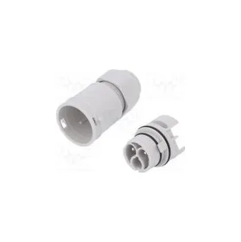 Konektor napájecí AC šroubová svorka vidlice 9÷12mm 1÷2,5mm2