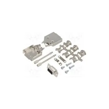 Elektrická zásuvka D-Sub PIN 9 zástrčka zásuvka točené kontakty přímý pájení