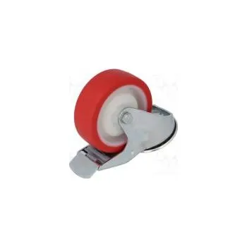 Pojezdové kolečko Pojezdové kolo Ø 100mm W 30mm H 128mm otočné s brzdou 150kg