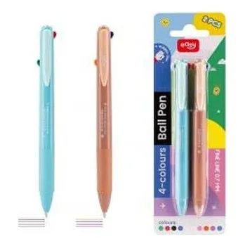 Set školních potřeb Długopis automatyczny czterokolorowy 2szt EASY