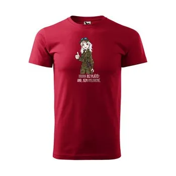 Ano, jsem myslivkyně: červené 3XL