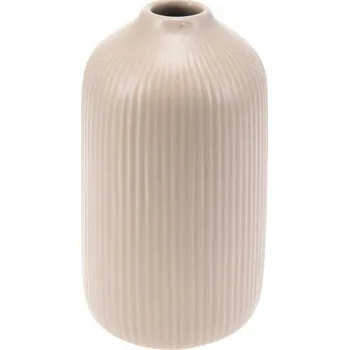 Váza Kameninová váza 10,5x19 cm béžová