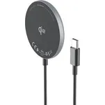 Ładowarka indukcyjna magnetyczna Wozinsky 15W bezprzewodowa Qi2 - czarna