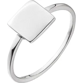 Prsten Stříbrný prsten čtvereček 65018 50