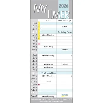 My Timer 2026 - Korsch Verlag