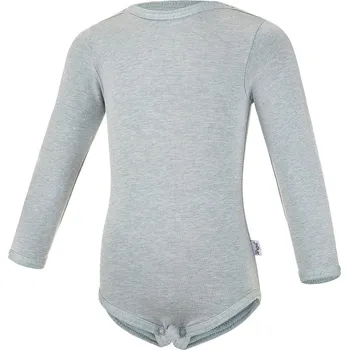 Kojenecké oblečení Body smyk LA Outlast® - lišejník melír - Velikost 68