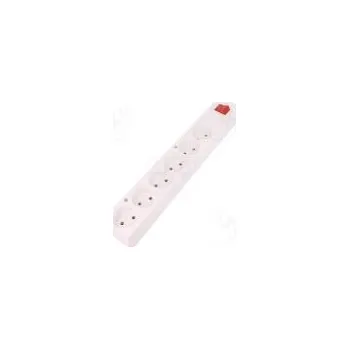 Elektrická zásuvka Konektor napájecí AC zásuvka rozbočka 2P 250VAC 16A bilá