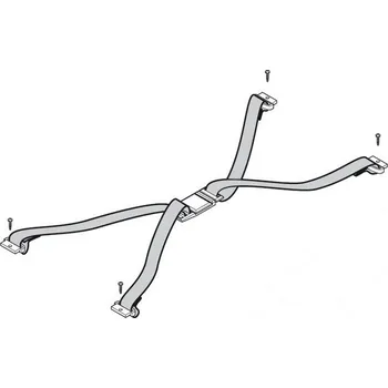 Motodoplněk GIVI Z2106R vnitřní elastický popruh do kufru TRK 33/46, černý