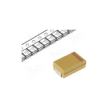Kondenzátor Kondenzátor tantalový 220uF 10VDC SMD Pouz D 2917 ±10%